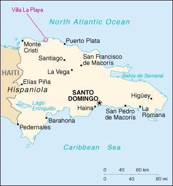 Dominican Rep. Map Please click on the map
